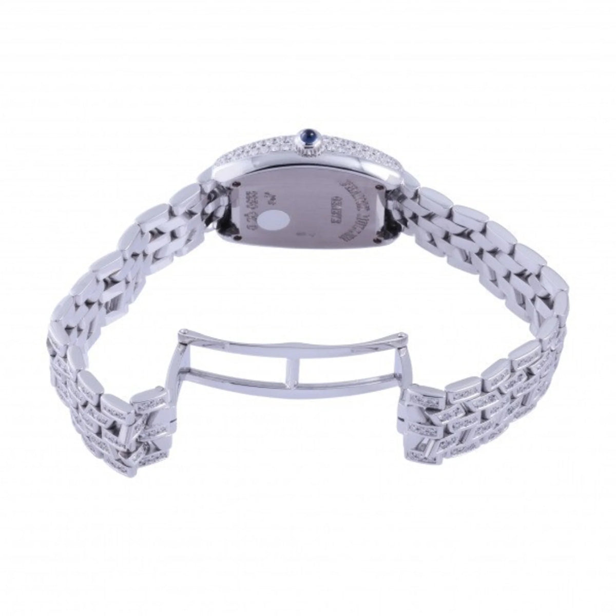 Silver Dial Tonneau Curvex Watch B286614