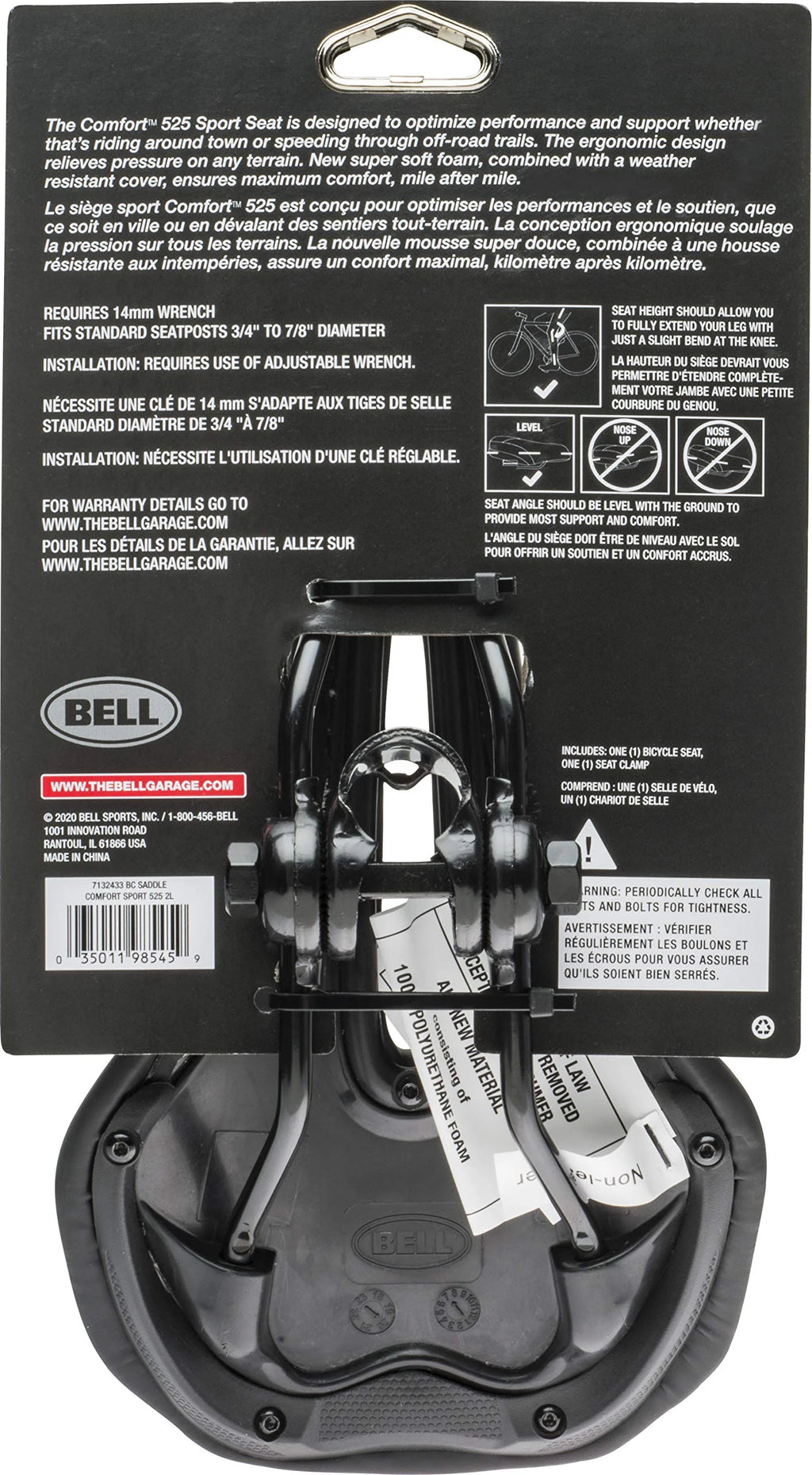 Black Nylon Bicycle Seat Z3562