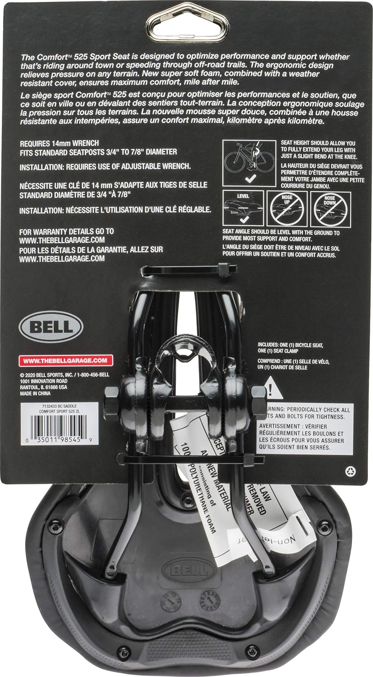 Black Nylon Bicycle Seat Z3562