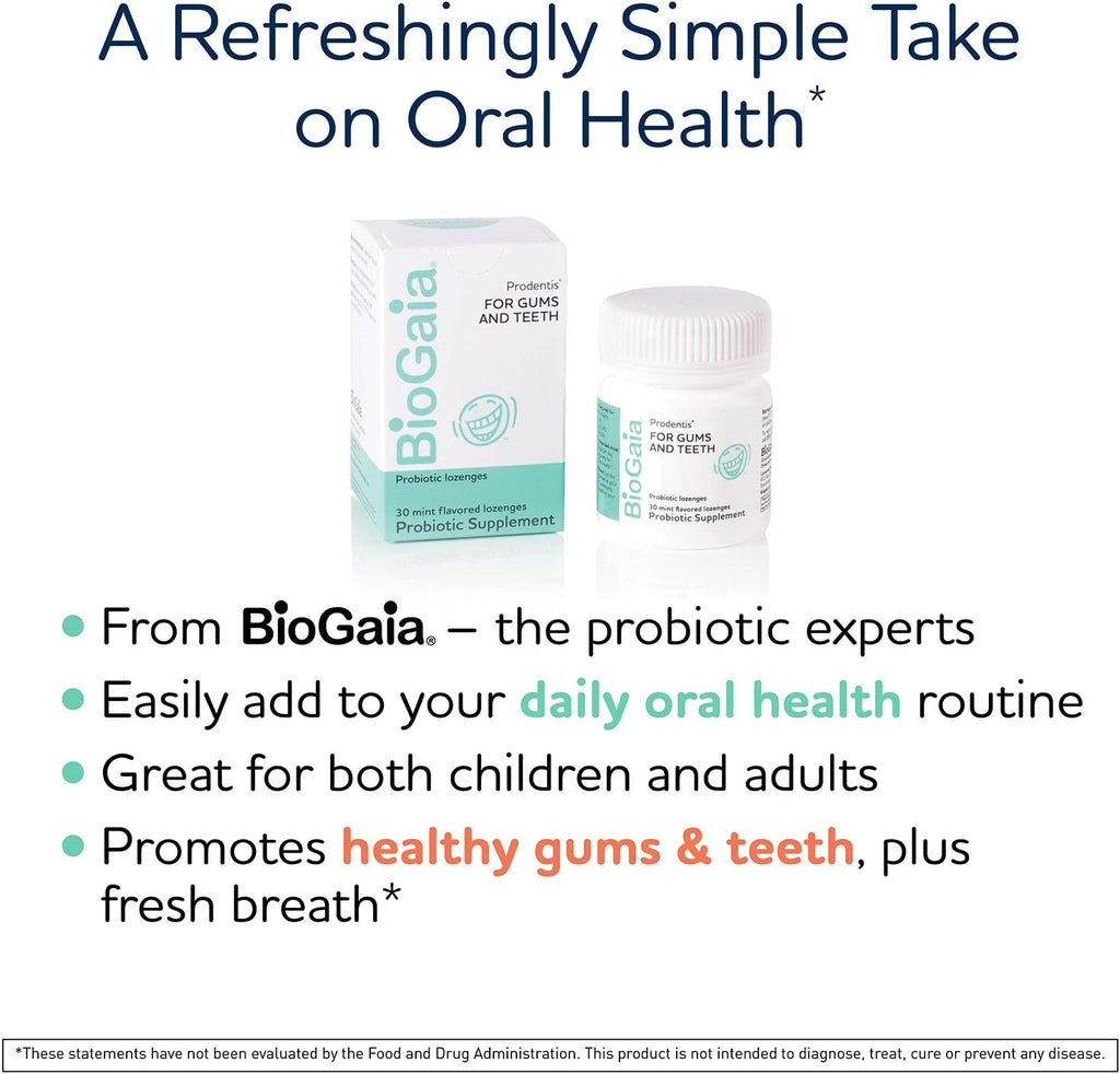 3-Pack Dental Probiotics Mint-flavored Lozenges X8115