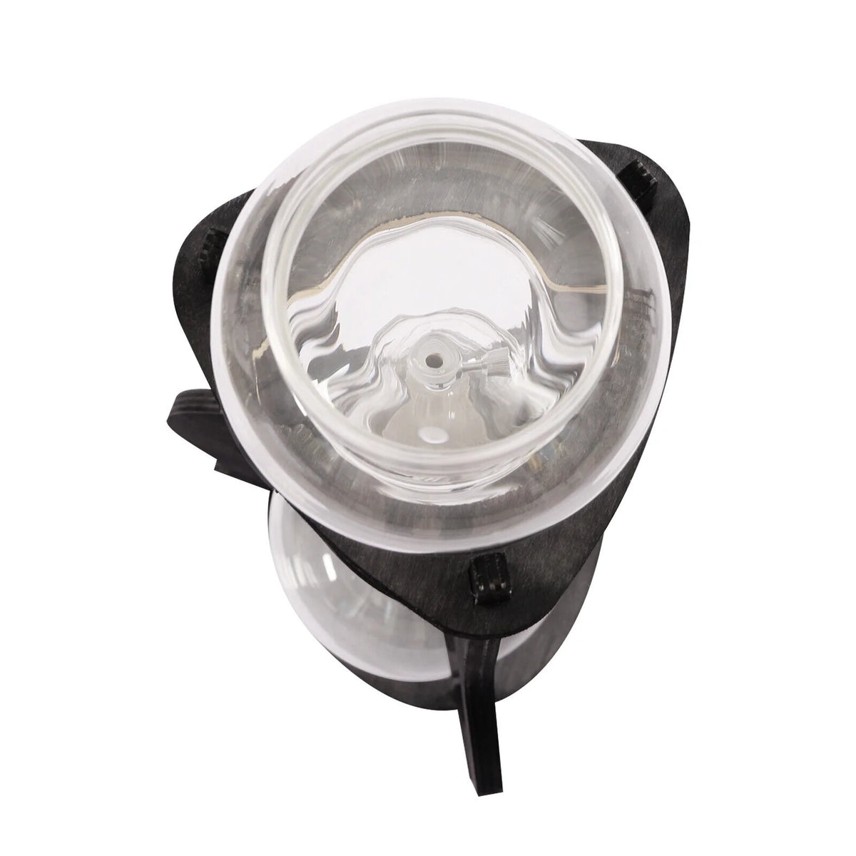 600ml Retro Manual Coffee Dripper Cold Brew Drip Tower Coffee Maker 6-8 Cup Gray A301