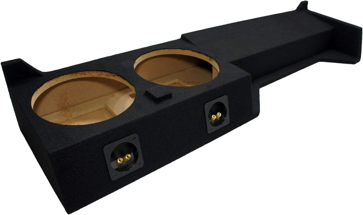 Compatible with Nissan Frontier 05-12 Crew Cab Dual 10 Subwoofer Box Enclosure U561362