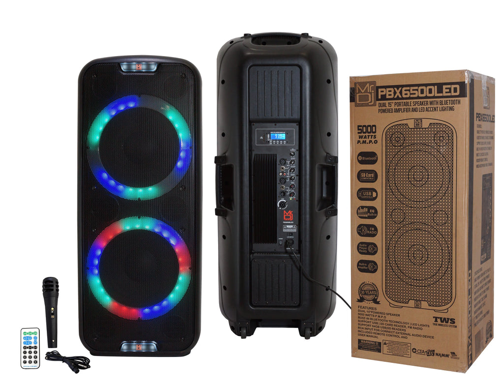 Dual 15” 3-Way Powered Loudspeaker A14938