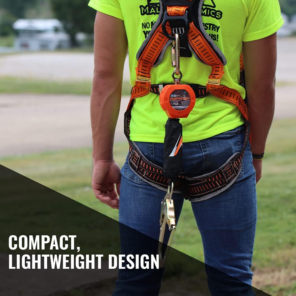 6' Web Self Retracting Lifeline with Rebar Hook O500