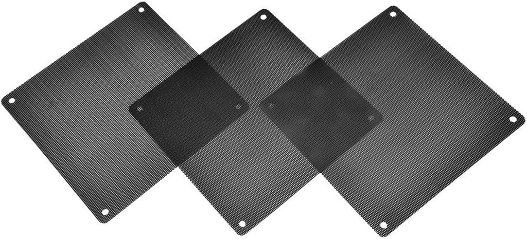 120 mm Black PVC Computer Fan Dust Filter 10 Packs L557