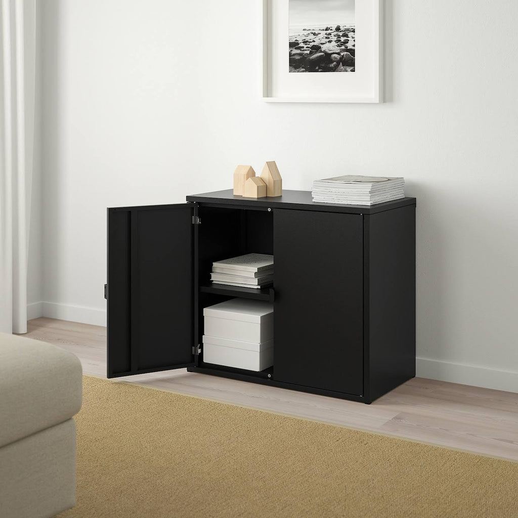 Black Cabinet with 2 Doors Z289