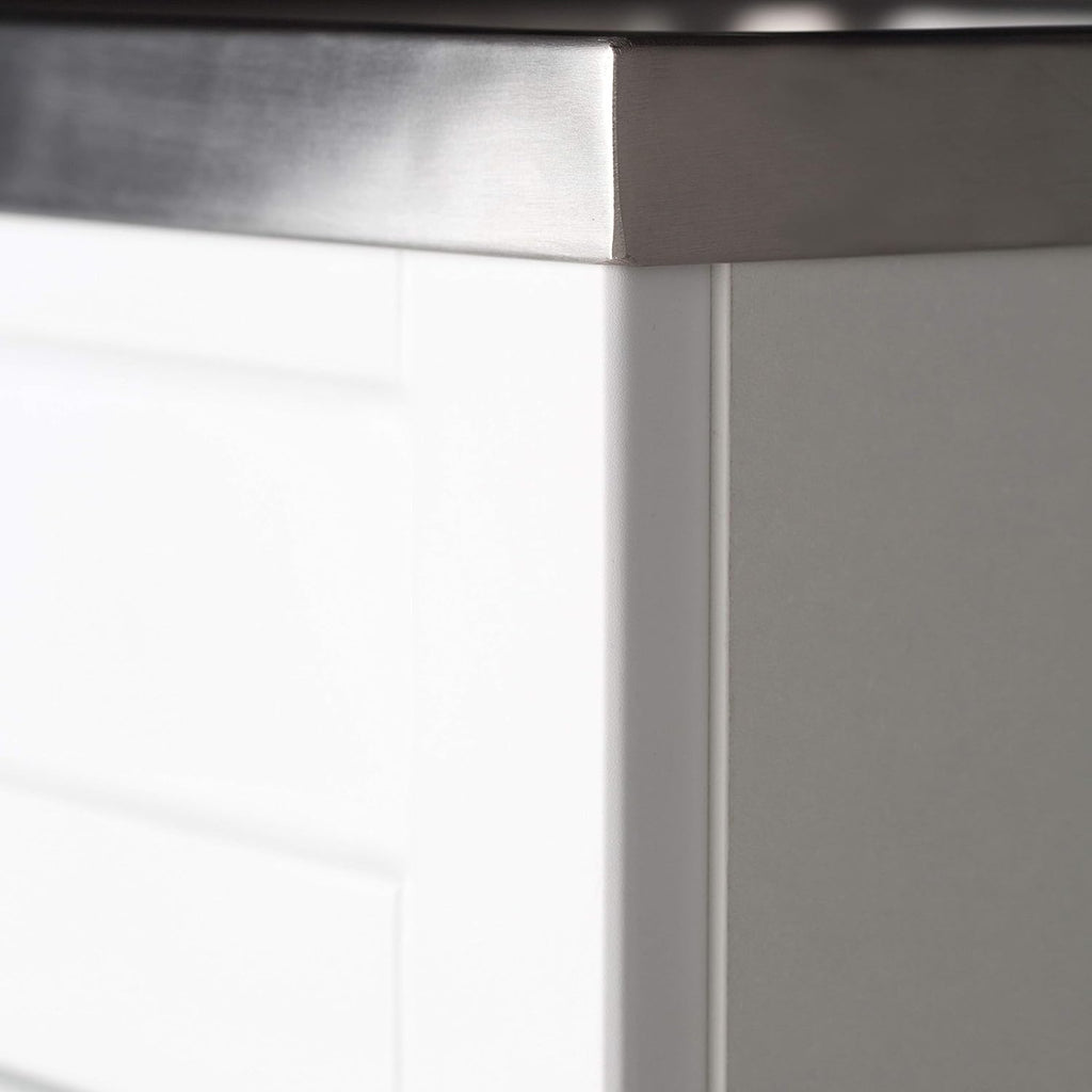 24 inch Laundry Cabinet with Faucet and Stainless Steel Sink U35261