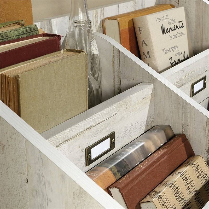 White Plank Bookcase F357