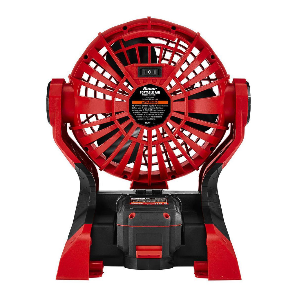 Cordless Dual Power Fan E435575