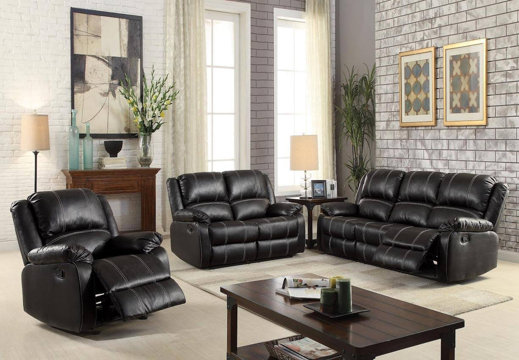 Red PU Rocker Recliner N64965