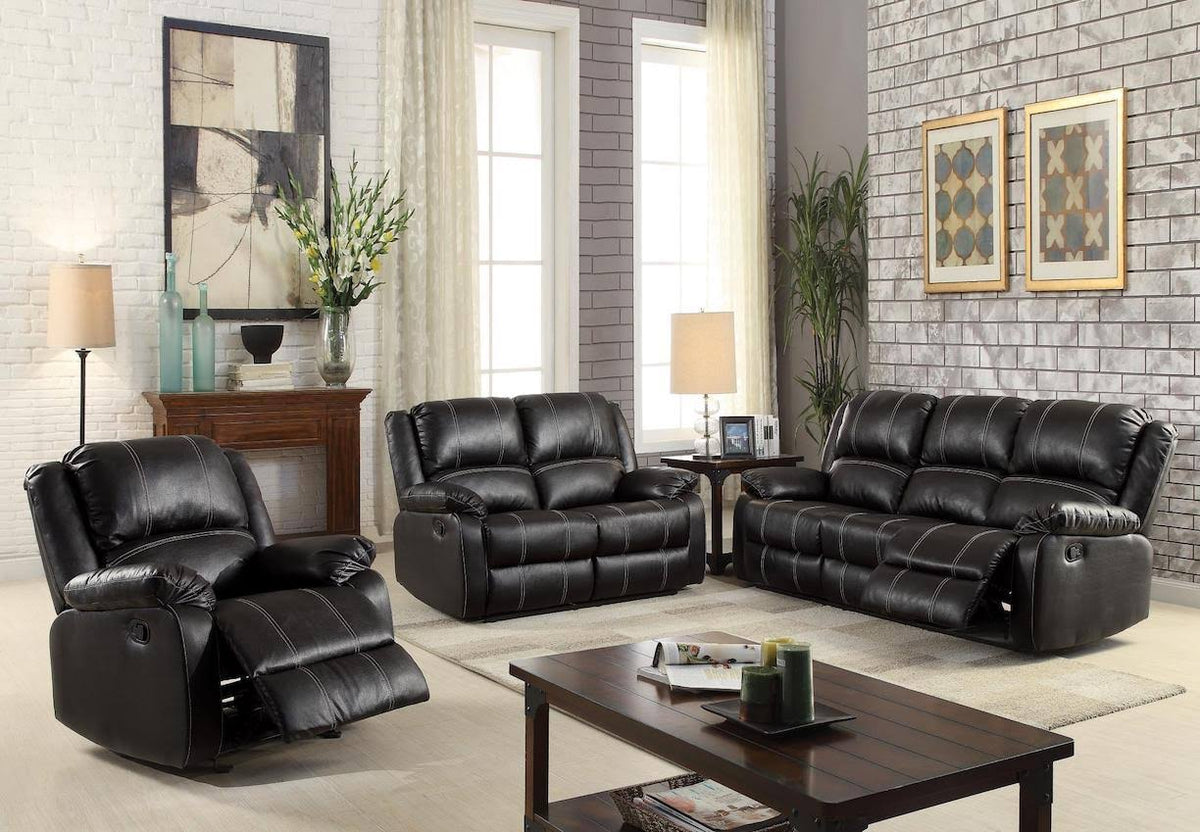Red PU Rocker Recliner N64965