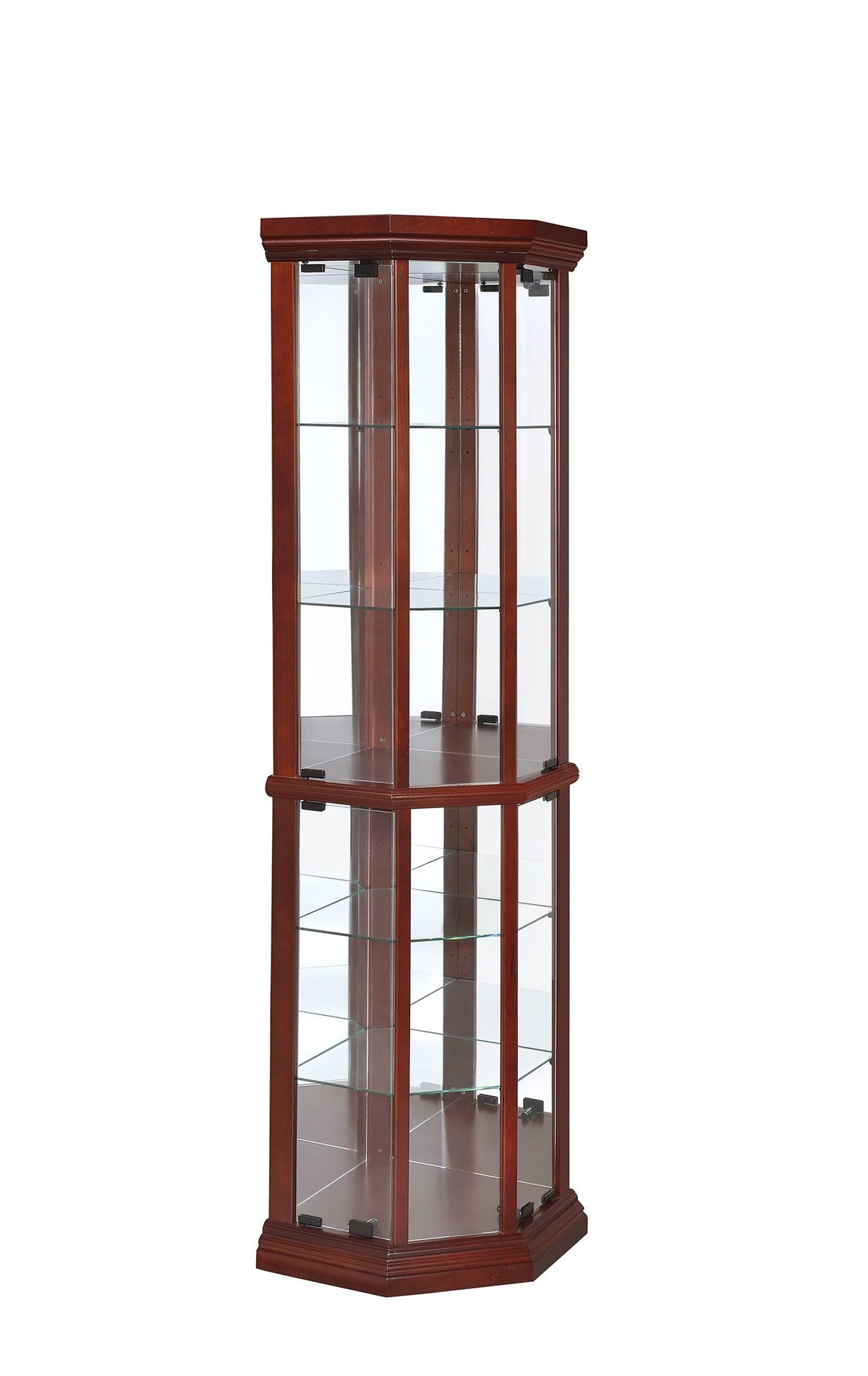 Medium Brown Curio Cabinet J41918