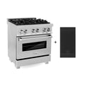 30 Gas Burner Electric Oven with Griddle in Stainless Steel O37693