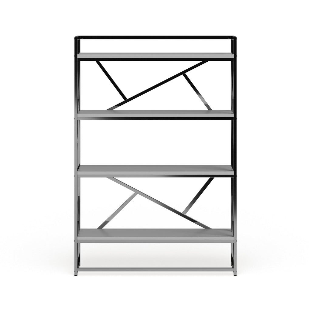 Modern Metal 4 Shelf Bookcase D73041