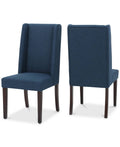 Blue Dining Chair Set of 2 K875
