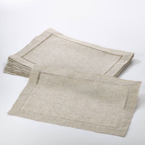 14x20in Rectangle Placemat Natural Set of 12 O893386