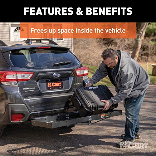 48 x 20-Inch Hitch Cargo Carrier, 300 lbs Capacity C181218