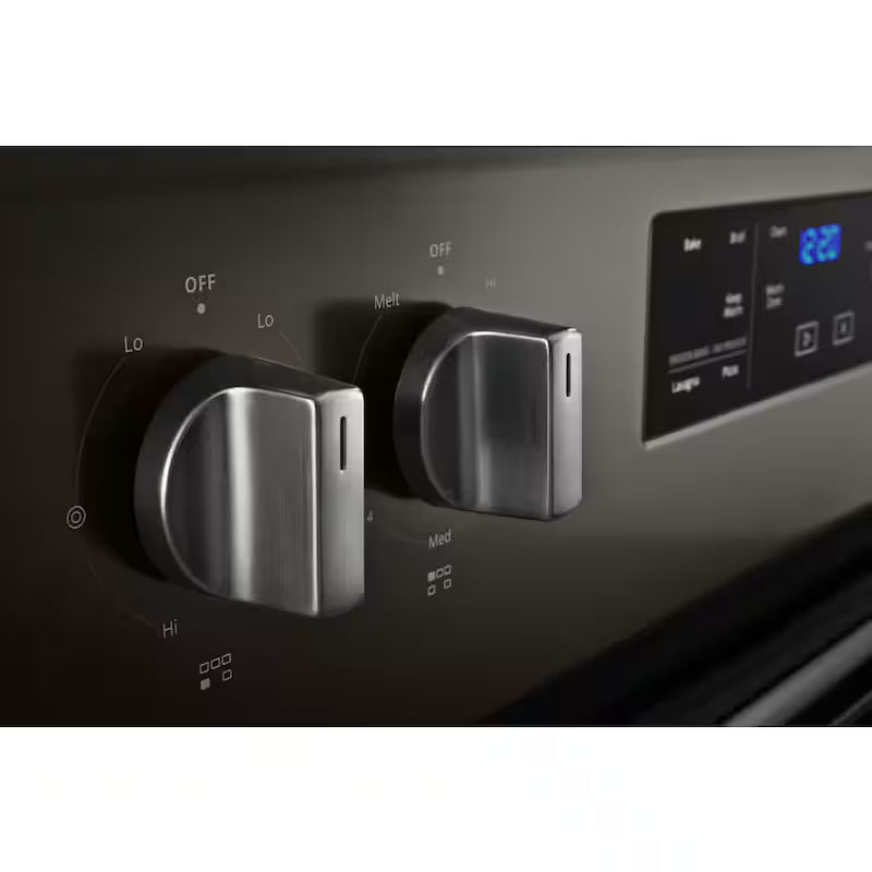 Black Stainless Electric Range with 5 Elements Q888