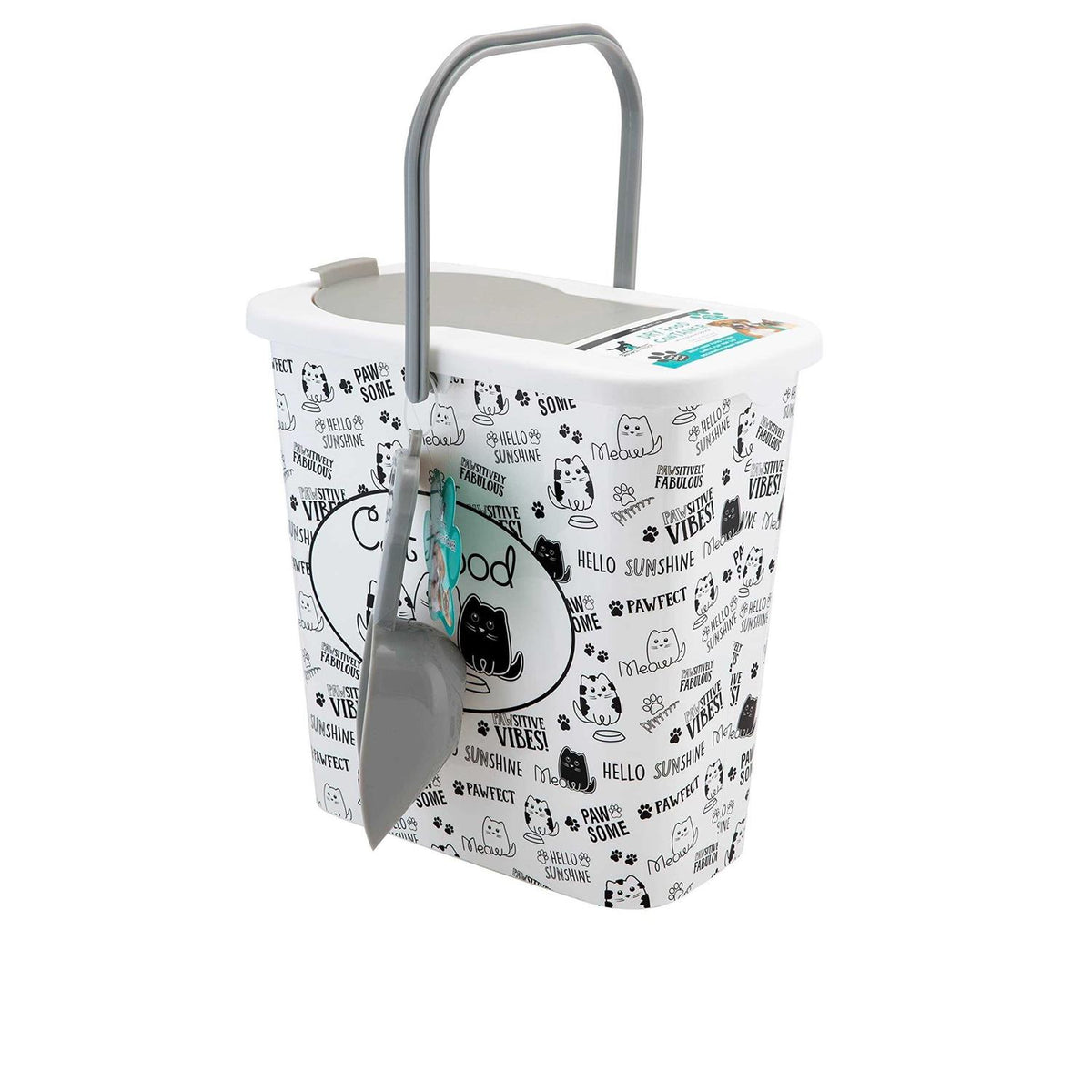 3 Gallon Dry Food Container with Scooper D8244