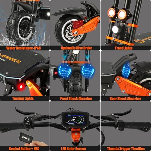 6000W Dual Motor Electric Scooter B151772