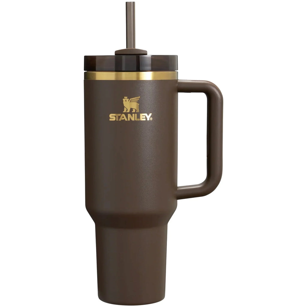 40oz Tumbler - Chocolate Gold Z111