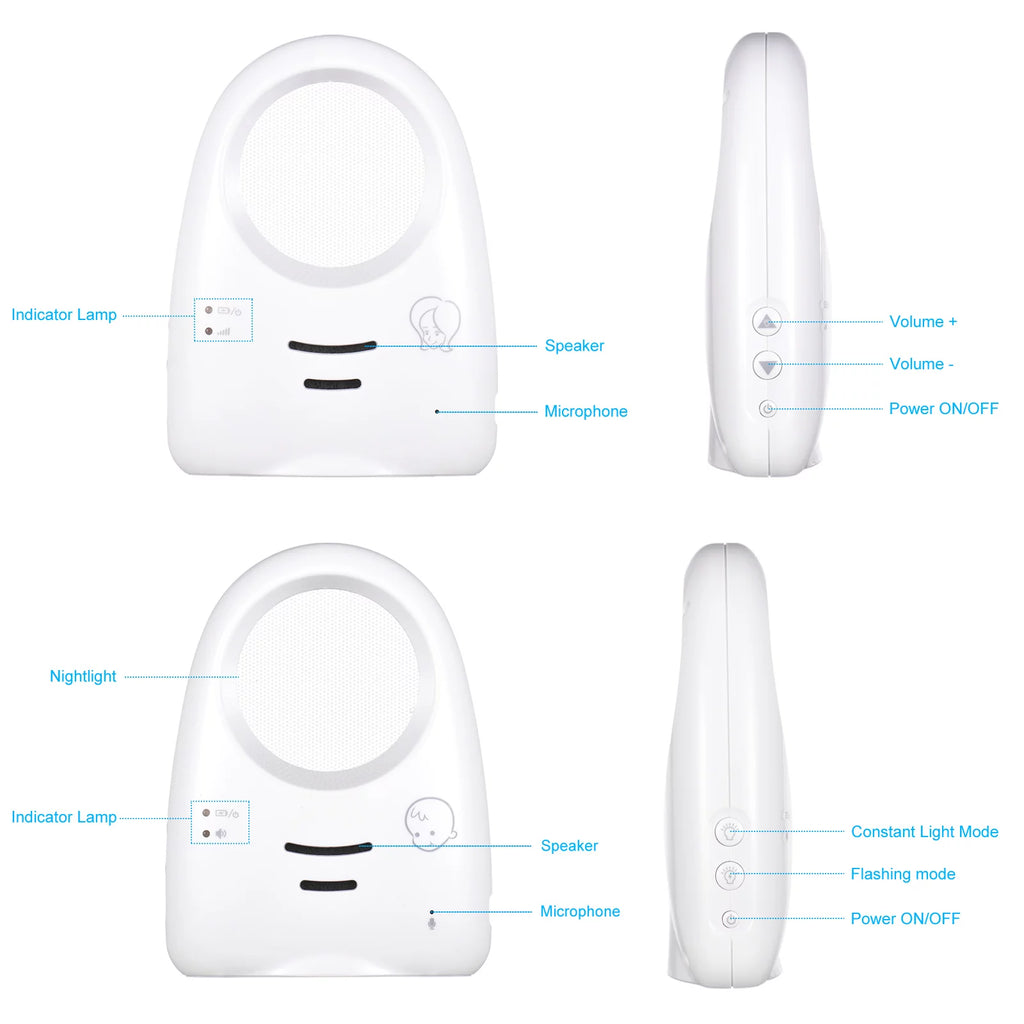Portable 2.4GHz Wireless Digital Audio Monitor C442