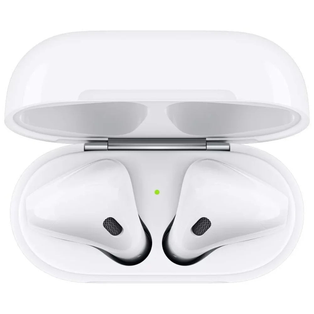 White Wireless Earbuds with Charging Case N616