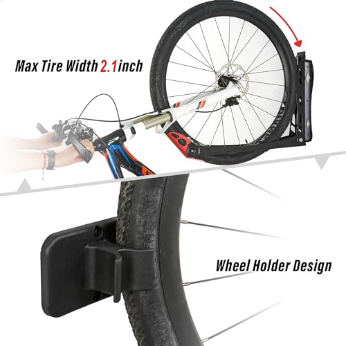 4 Pack Wall Mounted Bike Storage System R406