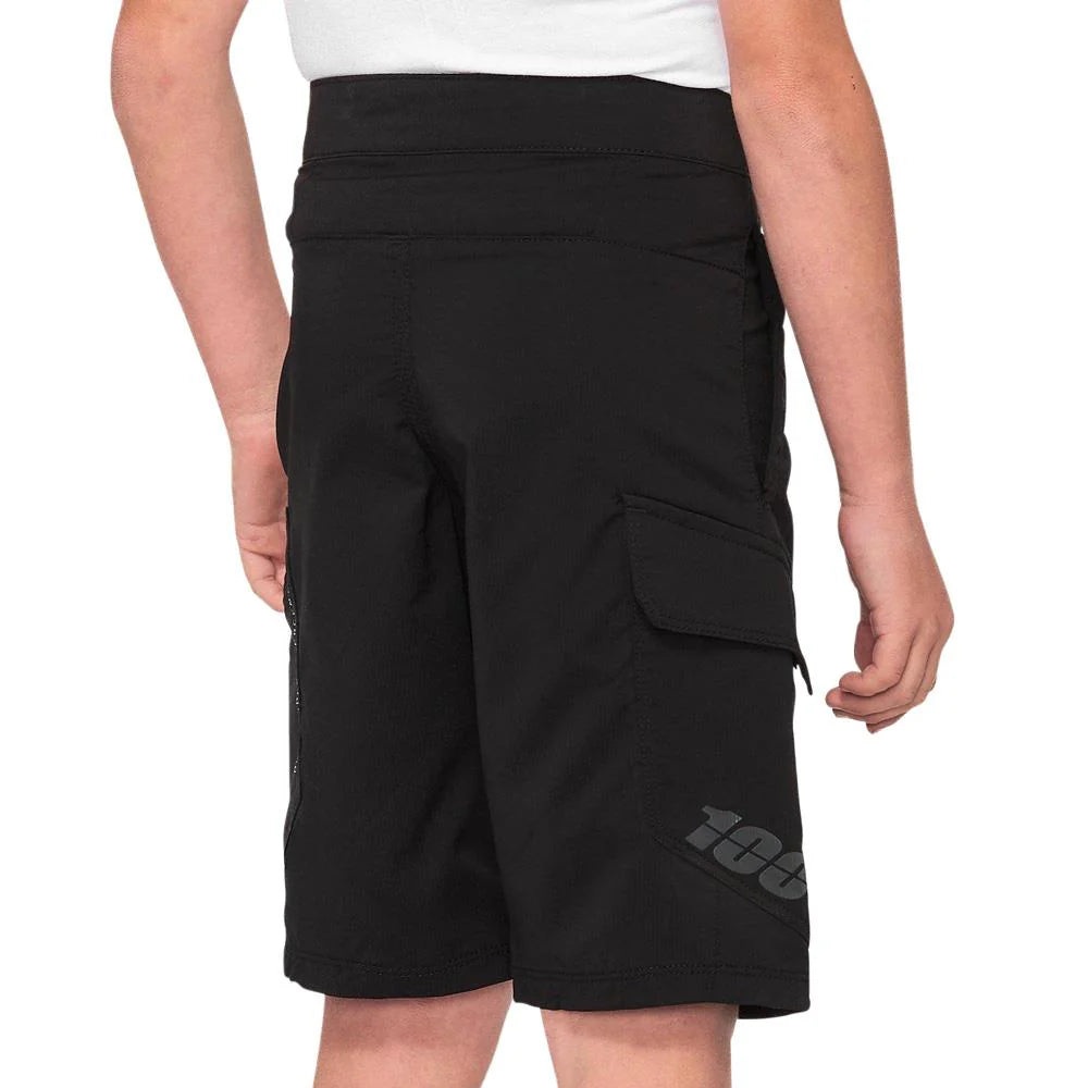 Youth Race Shorts - Black H195