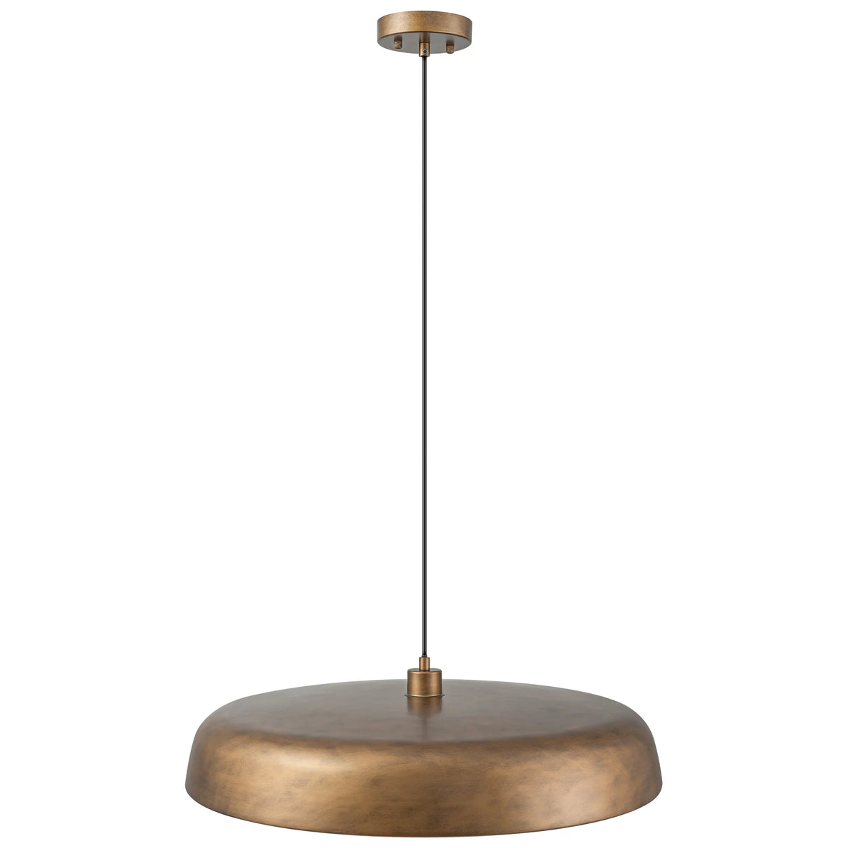 1-Light Dimmable Dome Mid-Century Modern Pendant V987