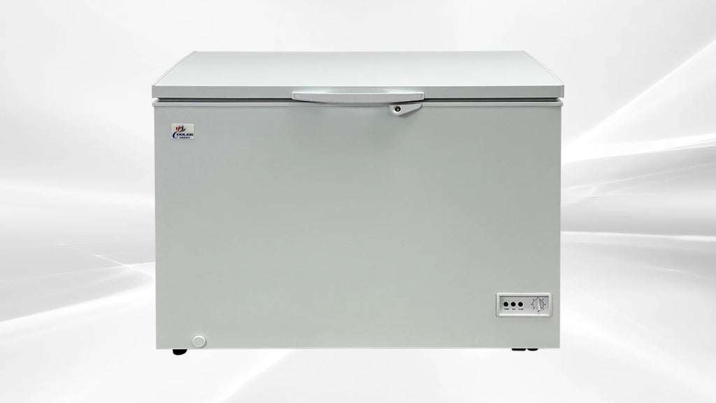 White Commercial Chest Freezer with Storage Baskets P665581
