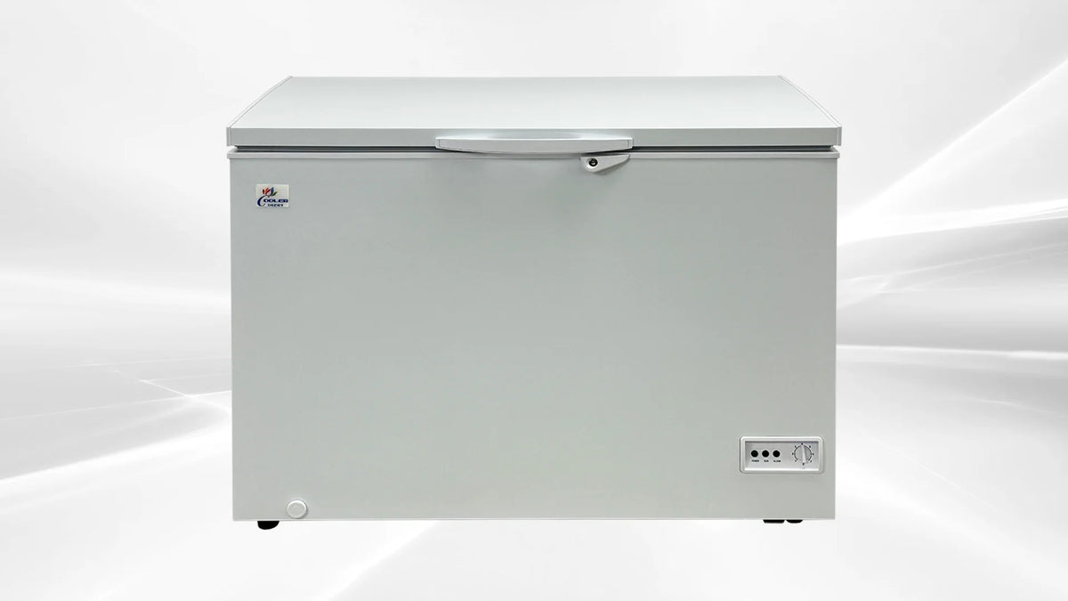White Commercial Chest Freezer with Storage Baskets P665581