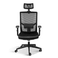 Black Ergonomic Mesh Office Chair with Wheels V7748