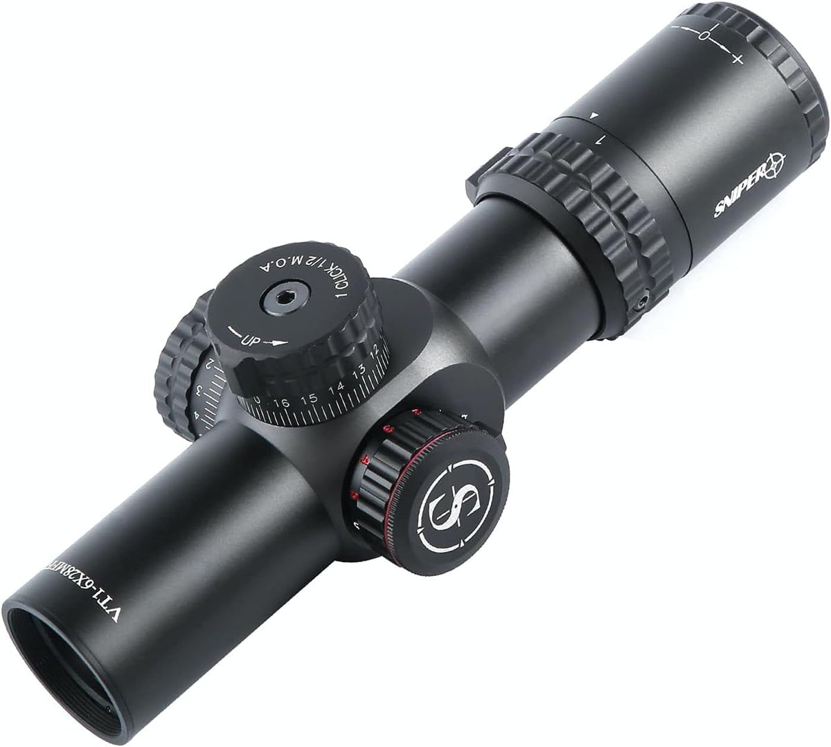 1-6X28 FFP CQB Scope with Red/Green Illuminated Reticle G11019