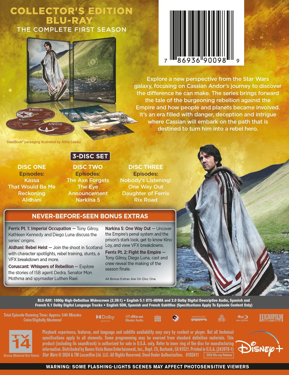 Andor: The Complete First Season (Blu-ray) L800