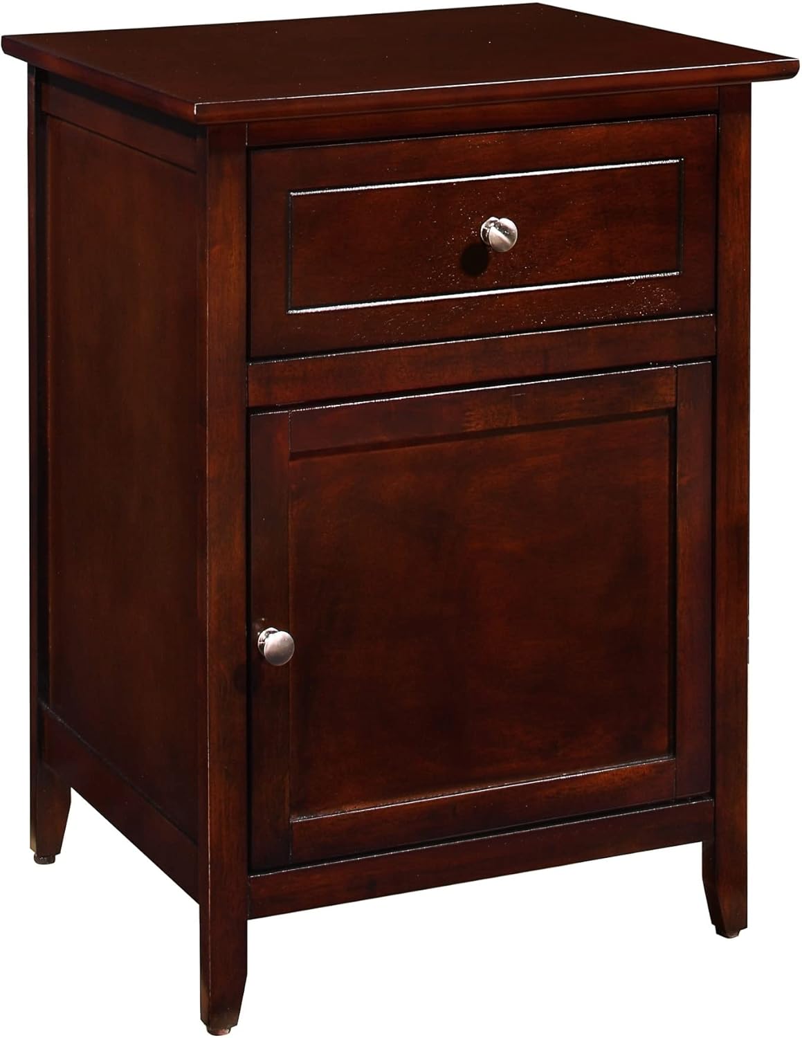 Cappuccino 1 Drawer 1 Door Nightstand Z797