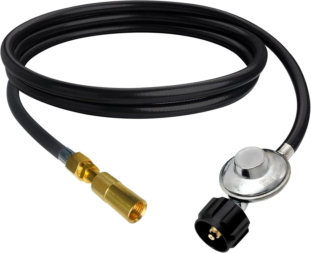 Universal Grill Regulator Hose with Threaded Regulator P589