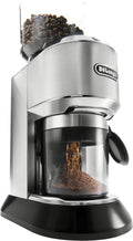 Conical Burr Grinder with Porta Filter Attachment, Silver L7365