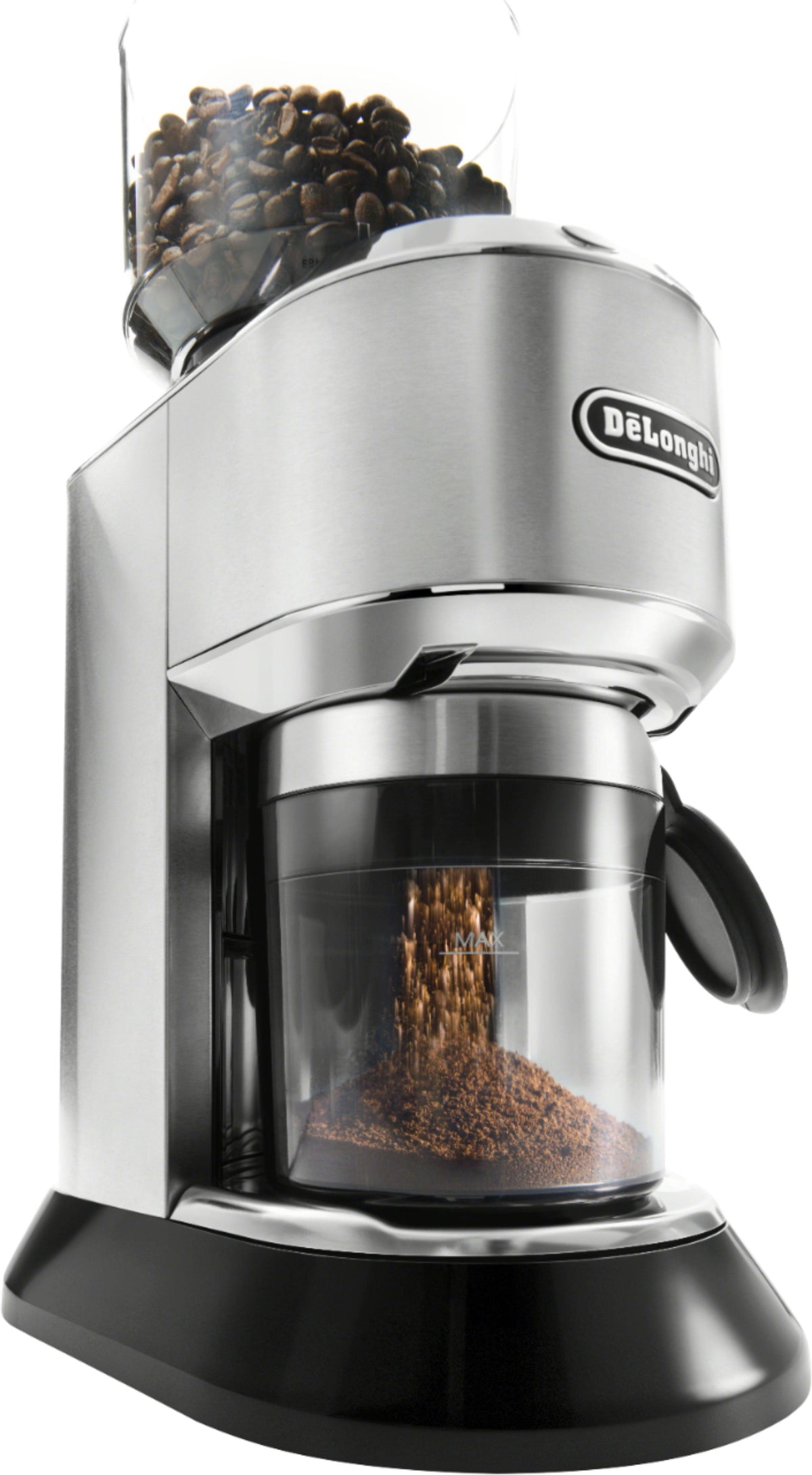Conical Burr Grinder with Porta Filter Attachment, Silver L7365