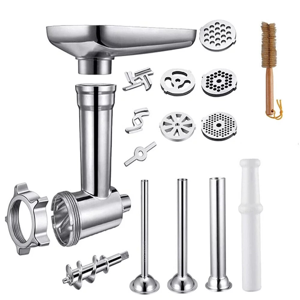 Metal Food Grinder Attachments, Meat Grinder, Sausage Stuffer O4220
