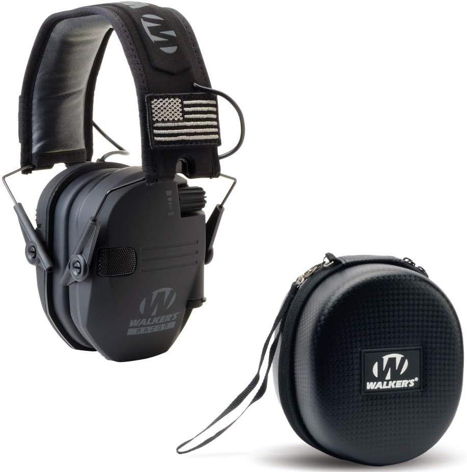 Electronic Shooting Hearing Protection Muff with Case C864832
