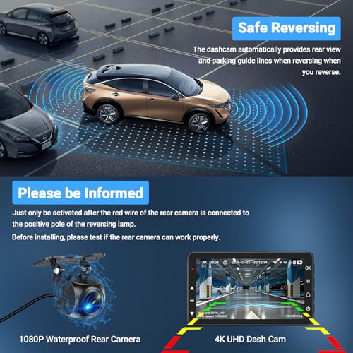1080P FHD Dash Cam with 32GB Card B587
