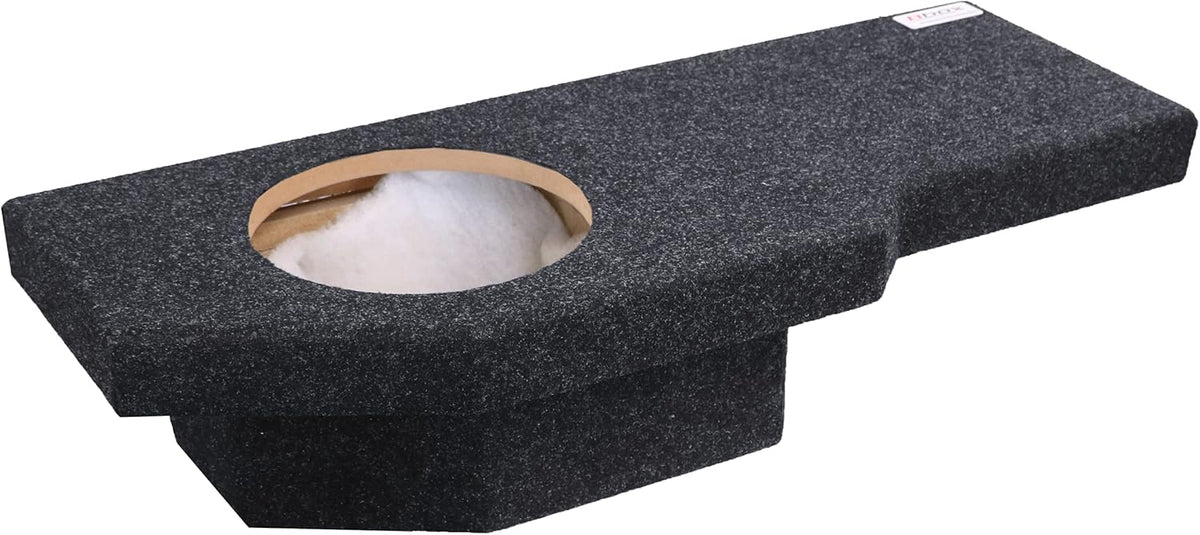 Charcoal 12 Inch Single Sealed Carpeted Subwoofer Enclosure W697789