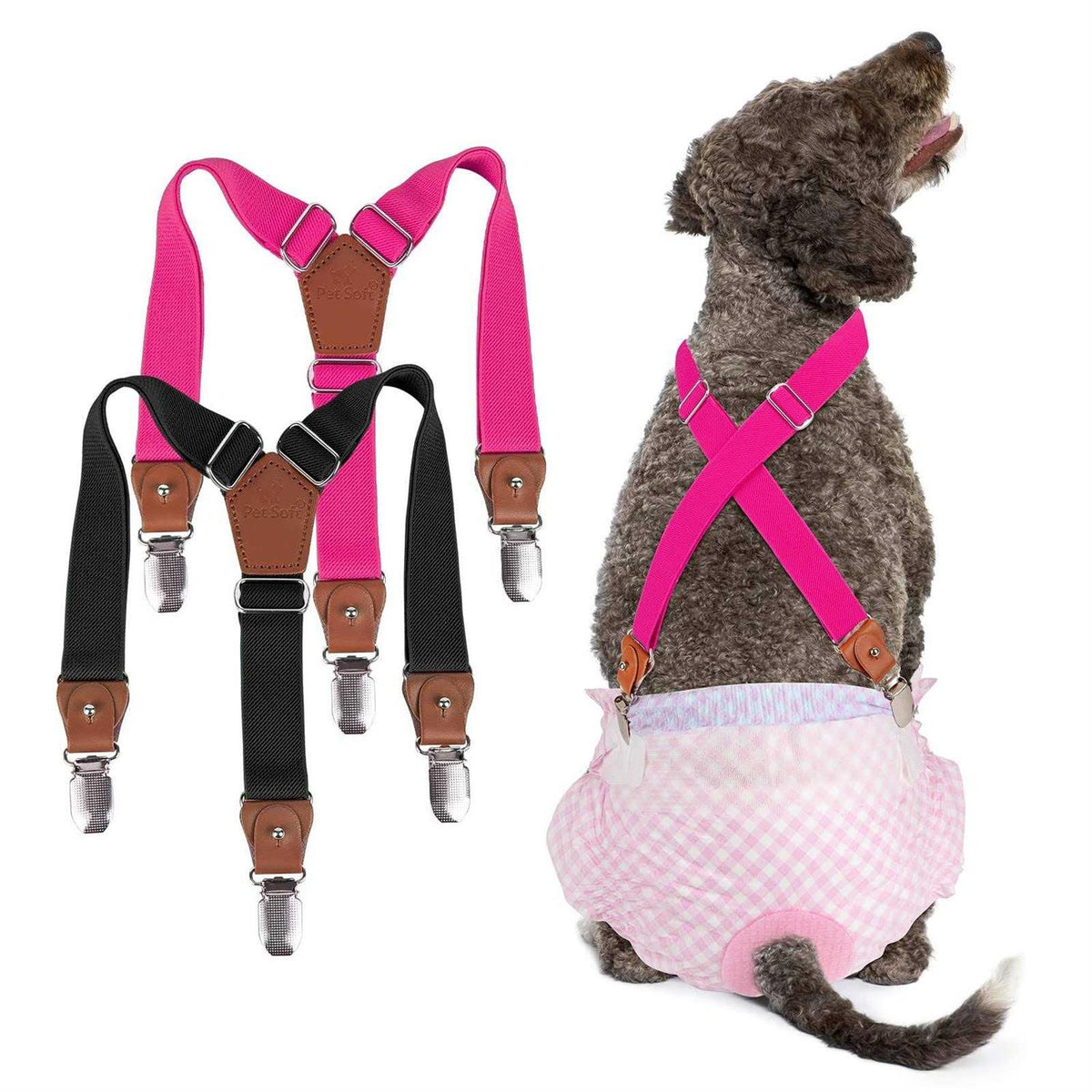 2 Pieces Dog Diaper Suspenders X30685