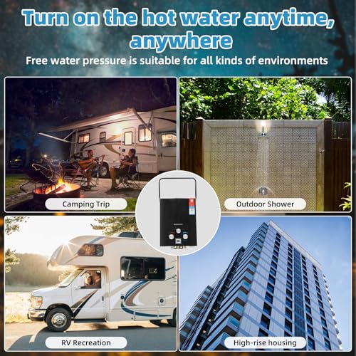 Portable Propane Tankless Water Heater 6L X3982