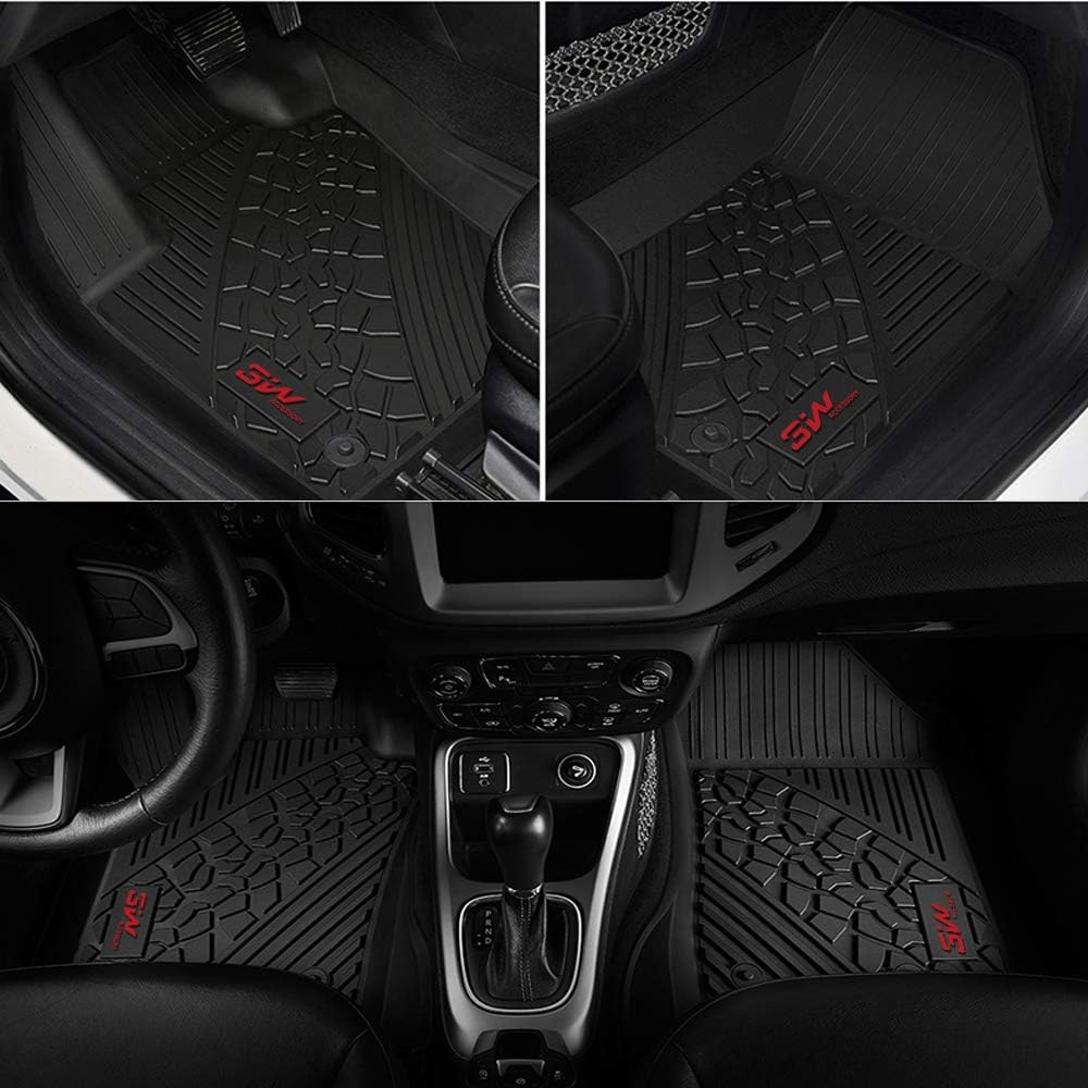 Black Cargo Mat for Jeep Wrangler JL 2018-2021 4-Door Trunk Liner L1940