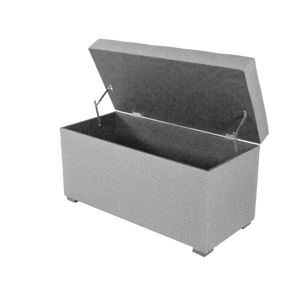 Green 8 Button Tufted Storage Bench R70339