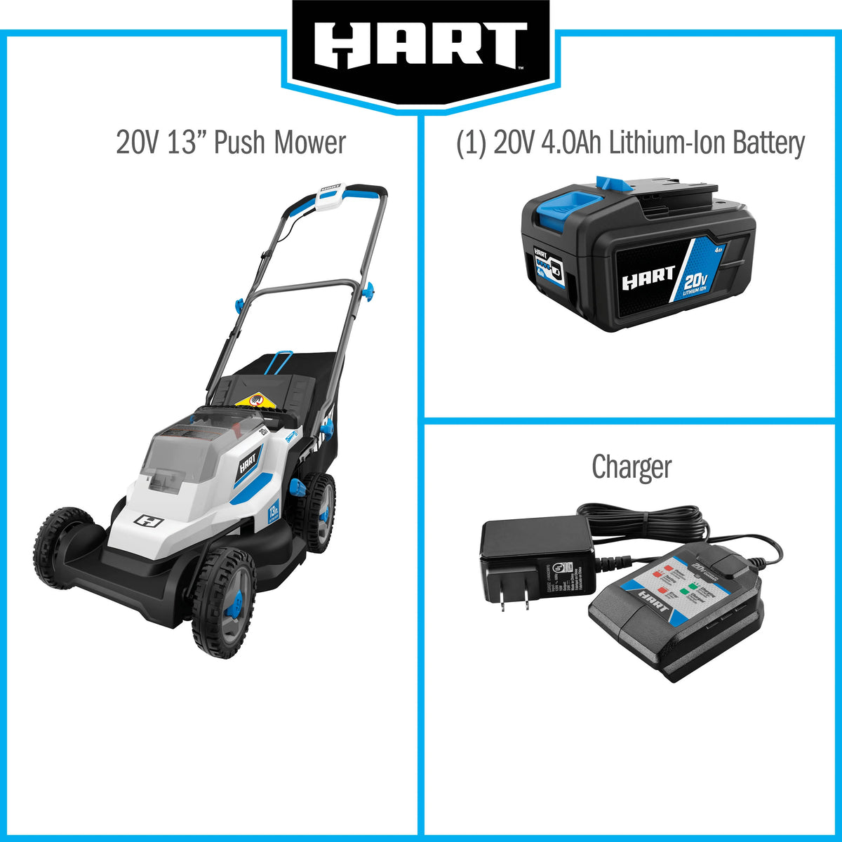 20-Volt 13-inch Push Mower Kit H157