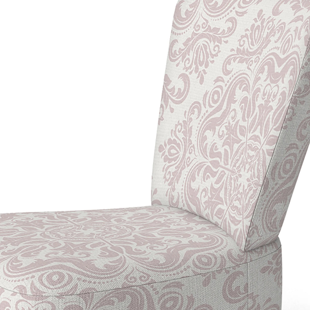 Cream Damask Upholstered Accent Chair K900455