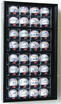 Cherry Baseball Display Case Cabinet Y620